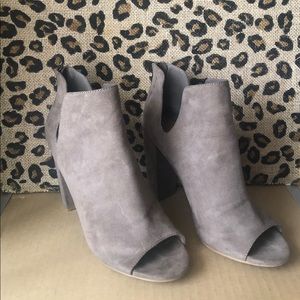 Peep Toe Ankle Booties